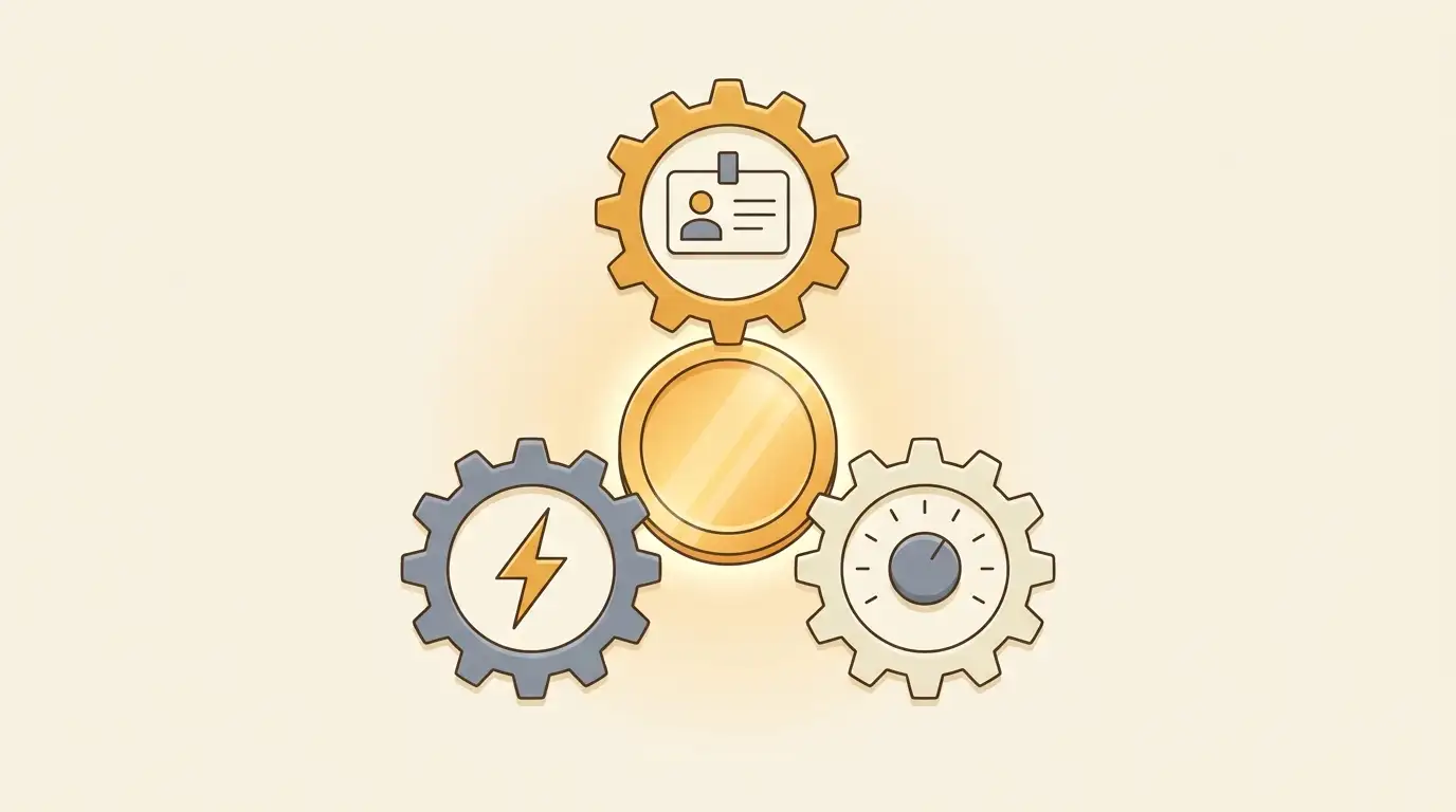 Diagramma delle tre condizioni necessarie per un prelievo immediato sui casino non ADM con KYC anticipato, canale rapido e limite tier